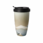 Preview: Goebel Lighthouse Tasse Trinkbecher ANGEBOT Scandic Home Mug To Go mit Deckel Teetasse Kaffeetasse Porzellan