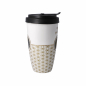 Preview: Goebel Blume des Lebens Yin YangTasse Trinkbecher LOTUS Mug To Go mit Deckel Teetasse Kaffeetasse Porzellan ANGEBOT