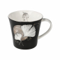 Preview: Goebel LOTUS Ginkgo Schwarz / Platin Kaffee Tee Tasse Trinkbecher Porzellantasse NEUHEIT 2024