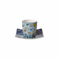 Preview: Goebel Espressotasse James Rizzi - Give Peace a Chance - Porzellan Tasse NEUHEIT 2023