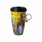 Preview: Goebel My New York City Sunset Tasse Trinkbecher NEUHEIT 2021 James Rizzi Mug To Go mit Deckel Teetasse Kaffeetasse Porzellan Künstlerbecher