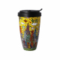 Preview: Goebel My New York City Sunset Tasse Trinkbecher NEUHEIT 2021 James Rizzi Mug To Go mit Deckel Teetasse Kaffeetasse Porzellan Künstlerbecher