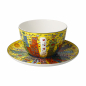 Preview: Goebel My New York City Sunset James Rizzi Pop Art Kunst NEUHEIT 2024 Tasse mit Untere Milchkaffeetasse Jumbotasse