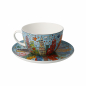 Preview: Goebel My New York City Day James Rizzi Pop Art Kunst NEUHEIT 2024 Tasse mit Untere Milchkaffeetasse Jumbotasse