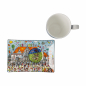 Preview: Goebel - All Roads Lead to Bremen - James Rizzi Pop Art Kunst NEUHEIT 2024 Tasse mit Untere Porzellan Künstlertasse