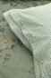 Preview: PIP STUDIO Amor De Dios Green Bettwäsche 135x200cm Kopfkissen und Bettbezug