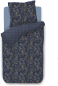 Preview: PIP STUDIO Tutti i Fiori Dark Blue Bettwäsche 135x200cm Kopfkissen und Bettbezug