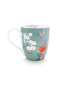 Preview: Pip Studio XL Blushing Birds Blue Tee Kaffee Tasse 450 ml Porzellantasse