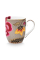 Preview: Pip Studio Set/2 Mugs Small Blooming Tales Fantasy Khaki Kaffeebecher Tee Kaffee Tasse Porzellan