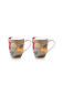 Preview: Pip Studio Set/2 Mugs Large Blooming Tales Fantasy Khaki Kaffeebecher Tee Kaffee Tasse 365 ml Porzellan