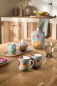 Preview: Pip Studio Set/2 Mugs Small Blooming Tales Fantasy Blue Kaffeebecher Tee Kaffee Tasse Porzellan