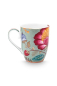 Preview: Pip Studio Set/2 Mugs Large Blooming Tales Fantasy Blue Kaffeebecher Tee Kaffee Tasse 365 ml Porzellan