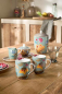 Preview: Pip Studio Set/2 Mugs Large Blooming Tales Fantasy Blue Kaffeebecher Tee Kaffee Tasse 365 ml Porzellan