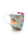 Preview: Pip Studio 2er Set Mugs XL Blooming Tales Fantasy Blue Kaffeetasse Tee Kaffee Tasse Becher Porzellan 450 ml