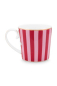 Preview: Pip Studio Set/2 Mugs Large Love Birds Medallion Stripes Red-Pink Kaffeebecher Tee Kaffee Tasse Porzellan