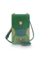 Preview: PIP Studio Peggy Phone Bag Jabali Green Handytasche 11 x 18 cm Handy Tasche