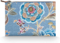 Preview: PIP Studio Kosmetiktasche Kosmetikbeutel Charly Cosmetic Flat Pouch Medium Matata Blue 24x1x15.5cm