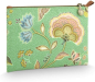 Preview: PIP Studio Kosmetiktasche Kosmetikbeutel Charly Cosmetic Flat Pouch Medium Matata Green 24x1x15.5cm