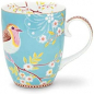 Preview: Pip Studio 2er Set Mug Large Early Bird Blue Tee Kaffee Tasse 350 ml Porzellantasse in dekorativer Verpackung