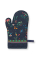 Preview: PIP Studio Oven Glove Berry Blues Blue Overall Dark Blue 29x15cm Ofenhandschuh Topflappen Winterkollektion 2025