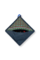 Preview: PIP Studio Pot Holder Square Berry Blues Blue 22x22cm Topflappen Winterkollektion 2025