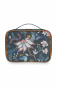 Preview: PIP Studio Kosmetiktasche Beauty Case Square Large Flower Festival Dark  Blue 27x19x10cm