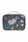 Preview: PIP Studio Kosmetiktasche Beauty Case Square Large Flower Festival Dark  Blue 27x19x10cm