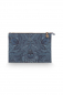 Preview: PIP Studio Kosmetiktasche Kosmetikbeutel Cosmetic Flat Pouch Medium Kyoto Festival Denim Blue 24x15,5x1cm ANGEBOT