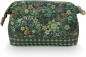 Preview: PIP Studio Kosmetiktasche Cosmetic Purse Medium Tutti i Fiori Green Kulturtasche Kulturbeutel 22.5x9.5x15cm ANGEBOT