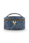 Preview: PIP Studio Kosmetiktasche Cleo Beauty Case Quilted daisy Dreams Blue Kulturtasche Sommerkollektion 2025