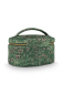 Preview: PIP Studio Kosmetiktasche Cleo Beauty Case Quilted daisy Dreams Green Kulturtasche Sommerkollektion 2025
