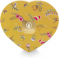 Preview: Pip Studio Set/2 Heart Shape Plates La Majorelle Yellow 21.5cm Herzform Tellerset Porzellan Teller in dekorativer Verpackung