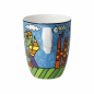 Preview: Goebel Happy Künstlerbecher Romero Britto Künstlerbecher Tasse Porzellantasse