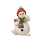 Preview: Goebel Schneemann mit Glocke Leiser Glockenklang mit Kristall Weihnachten Winter ANGEBOT
