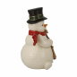 Preview: Goebel Gesell des Glücks Schneemann mit Vogel - limitierte Edition - NEUHEIT 2024 Schneemann mit Hufeisen, Marienkäfer und Kleeblatt