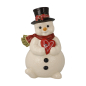 Preview: Goebel Schneemann - Glücksherz - NEUHEIT 2026 Weihnachten limitierte Edition Porzellanfigur
