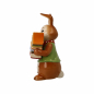 Preview: Goebel Figur Hasenschule - Hoppla ! - Ostern Hasejunge mit Büchern