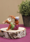 Preview: Goebel Figur Hasenfamilie - Frechdachs- Ostern Hasenpapa mit Hasenkind