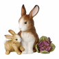 Preview: Goebel Jahreshase 2024 limitiert Hasenpaar mit Magnolie NEUHEIT Ostern Hase