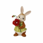 Preview: Goebel Figur Hase - Ein kleines Dankeschön- Hasenmädchen mit Mohnblume und Kristallstein