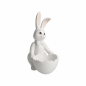 Preview: Goebel Figur Hase mit Schale Snow White  Sweet Boy NEUHEIT 2024