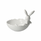 Preview: Goebel Hase Snow White " Sweets for my Sweet "  Hasenjunge in Schale Ostern NEUHEIT 2024