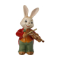 Preview: Goebel Figur Hase - Kleiner Violinist - Musikanten Ostern NEUHEIT 2025 Hase mit Violine Geige