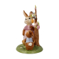 Preview: Goebel Figur Hasen - Unser kleines Osterkunstwerk - Ostern Hasen am Osterbaum mit Hasenmädchen LIMITIERTE EDITION