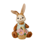 Preview: Goebel Dekorieren macht glücklich 2026 limitierte Edition Hase mit Blumenkorb Ostern Porzellanhasen
