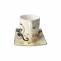 Preview: Goebel Innamorato Tasse mit Untertasse Rosina Wachtmeister Katzen Künstlerbecher ANGEBOT