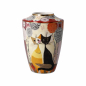 Preview: Goebel Saffioni Vase Rosina Wachtmeister Katzen Blumenvase Porzellan Vase ANGEBOT