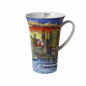 Preview: Goebel Sunset over Hamburg - Charles Fazzino - Popart Künstlerbecher Tasse NEUHEIT 2020