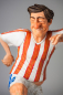 Preview: Guillermo Forchino FO85542 Fussballer Figur Comic Art 32cm Fussball Skulptur Geschenkidee