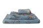 Preview: Pip studio Secret Garden Blue Handtuch 55x100cm blau
